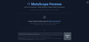 MetaScope - Tela de Upload